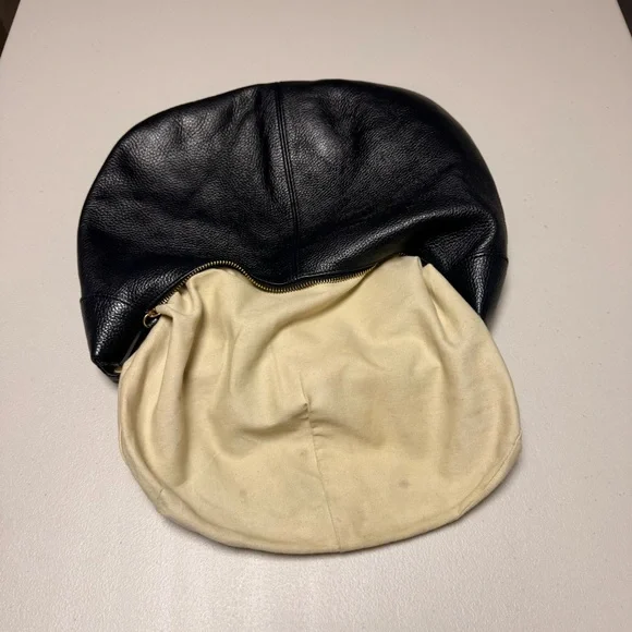 Quince Black Leather Hobo Bag - Picture 7 of 10